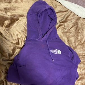Medium sized, NorthFace Hoodie, Color Violet